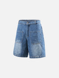 DAXUEN Relaxed wide-leg denim shorts