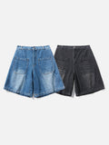 DAXUEN Relaxed wide-leg denim shorts
