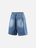 DAXUEN Relaxed wide-leg denim shorts