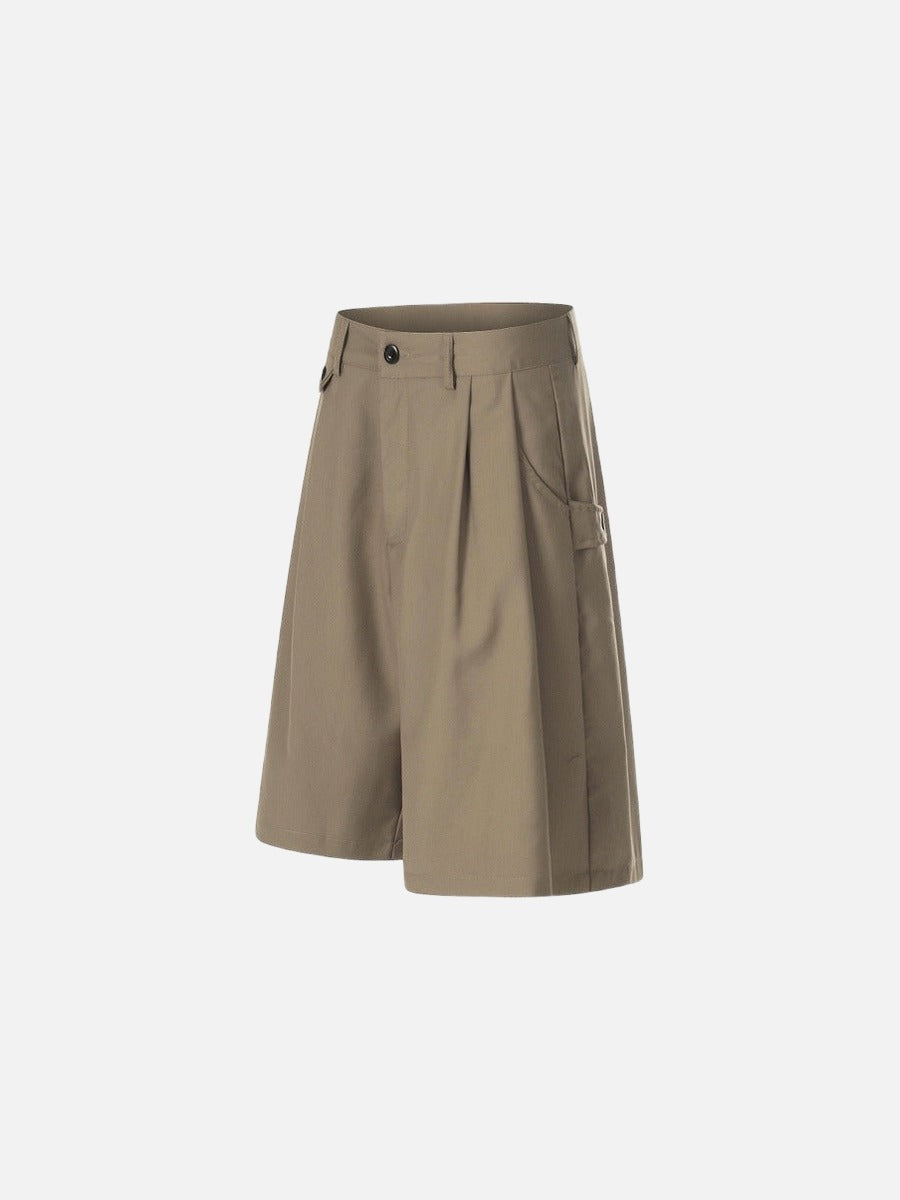 DAXUEN Relaxed wide-leg shorts in solid colors
