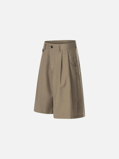 DAXUEN Relaxed wide-leg shorts in solid colors
