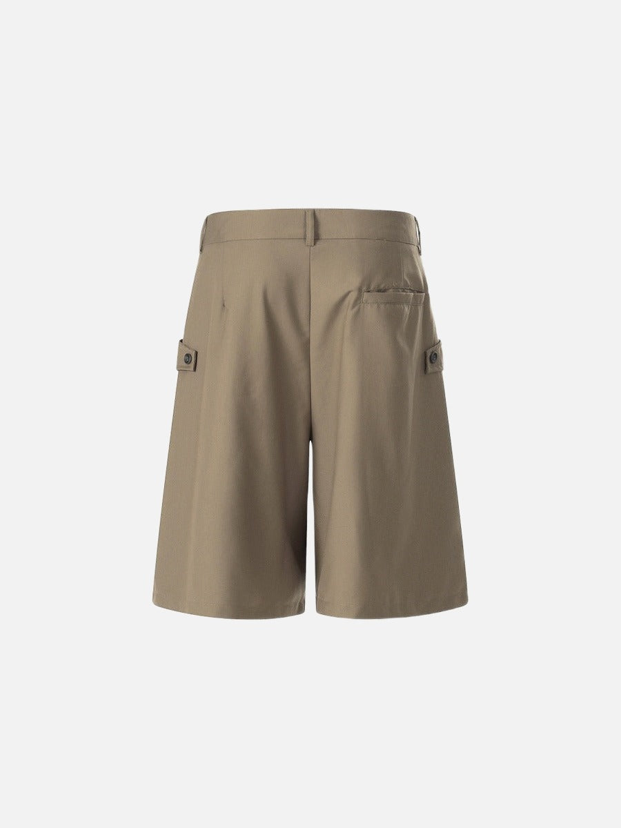 DAXUEN Relaxed wide-leg shorts in solid colors
