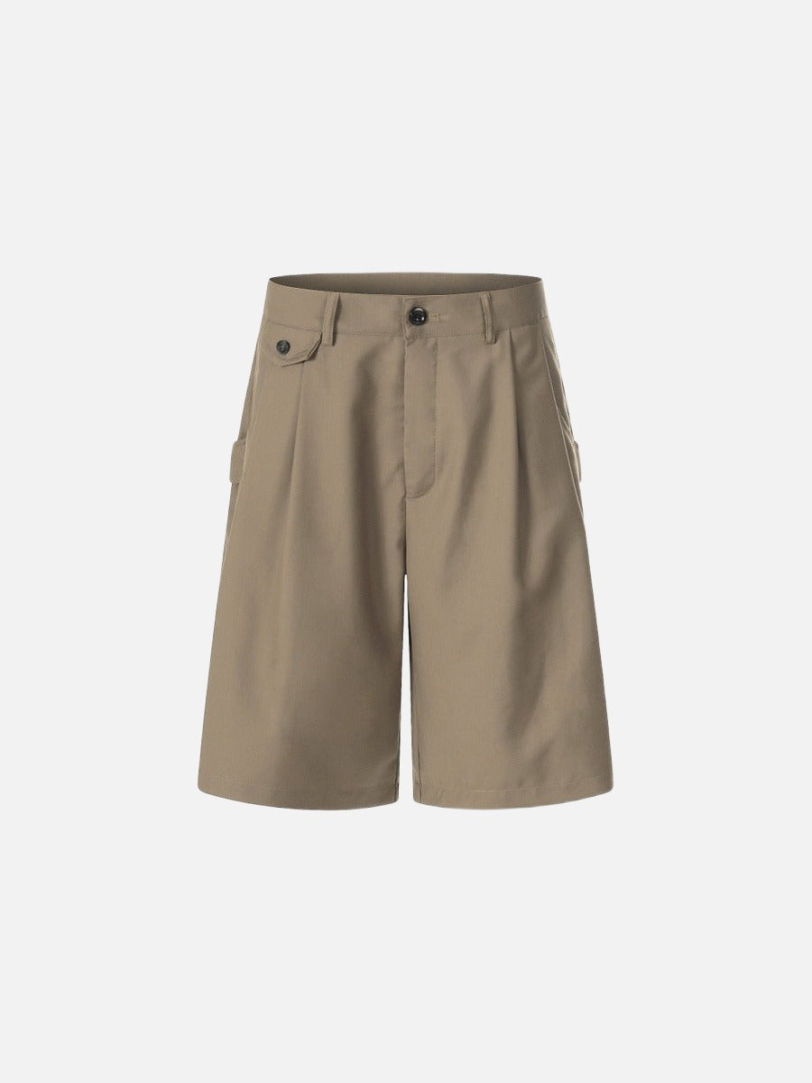 DAXUEN Relaxed wide-leg shorts in solid colors