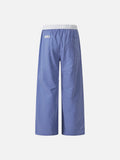 DAXUEN Relaxed wide-leg striped pants