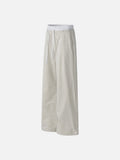 DAXUEN Relaxed wide-leg striped pants