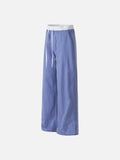 DAXUEN Relaxed wide-leg striped pants