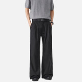 DAXUEN Wide-leg trousers in dark grey, black, and dark brown