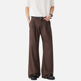 DAXUEN Wide-leg trousers in dark grey, black, and dark brown