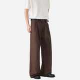 DAXUEN Wide-leg trousers in dark grey, black, and dark brown