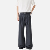 DAXUEN Wide-leg trousers in dark grey, black, and dark brown