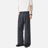 DAXUEN Wide-leg trousers in dark grey, black, and dark brown