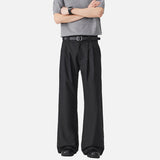 DAXUEN Wide-leg trousers in dark grey, black, and dark brown