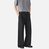DAXUEN Wide-leg trousers in dark grey, black, and dark brown