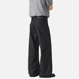 DAXUEN Wide-leg trousers in dark grey, black, and dark brown