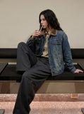 DAXUEN Wide-Leg Trousers - Casual Pants | DAXUEN — model photo