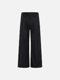 DAXUEN Wide-leg trousers in dark grey, black, and dark brown