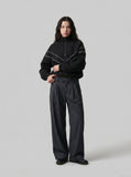 DAXUEN Wide-Leg Trousers - Casual Pants | DAXUEN — model photo