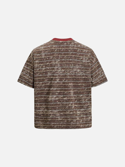 DAXUEN Oversized short-sleeve T-shirt with Brooklyn graphic