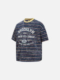 DAXUEN Oversized short-sleeve T-shirt with Brooklyn graphic