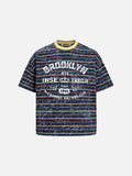 DAXUEN Oversized short-sleeve T-shirt with Brooklyn graphic