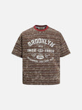 DAXUEN Oversized short-sleeve T-shirt with Brooklyn graphic