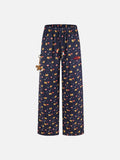 DAXUEN Women's wide leg lounge pants with cartoon print