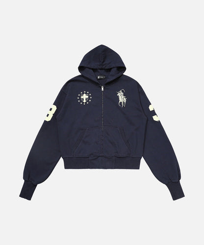 DAXUEN Cropped hooded sweatshirt with graphics
