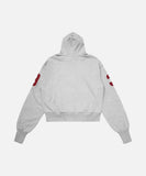 DAXUEN Cropped hooded sweatshirt with graphics