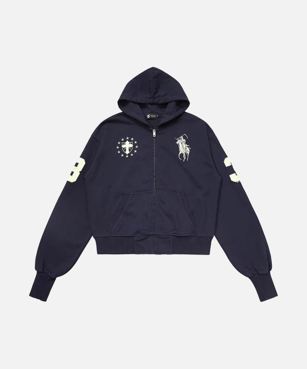 DAXUEN Cropped hooded sweatshirt with graphics