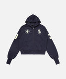 DAXUEN Cropped hooded sweatshirt with graphics