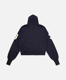 DAXUEN Cropped hooded sweatshirt with graphics