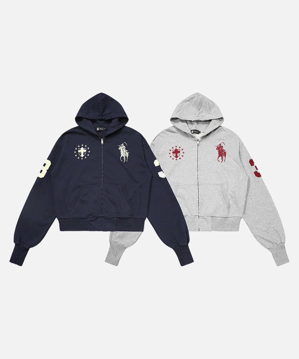DAXUEN Cropped hooded sweatshirt with graphics