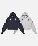 DAXUEN Cropped hooded sweatshirt with graphics