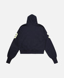 DAXUEN Cropped hooded sweatshirt with graphics