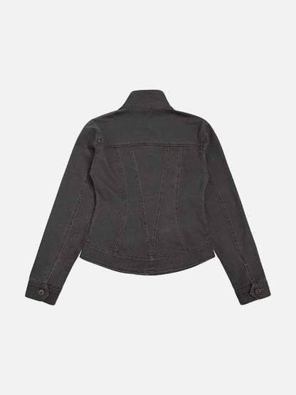 DAXUEN Fitted cropped jacket with stand-up collar