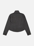 DAXUEN Fitted cropped jacket with stand-up collar