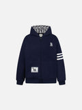 DAXUEN Retro letter graphic hooded sweatshirt