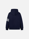 DAXUEN Retro letter graphic hooded sweatshirt