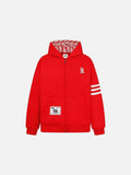 DAXUEN Retro letter graphic hooded sweatshirt
