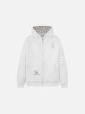DAXUEN Retro letter graphic hooded sweatshirt