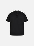 DAXUEN Retro stand-collar short-sleeve shirt