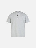 DAXUEN Retro stand-collar short-sleeve shirt