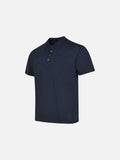 DAXUEN Men's short-sleeve stand-up collar polo shirt