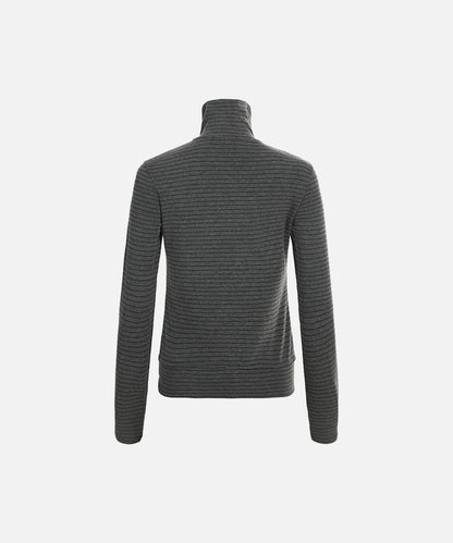 DAXUEN Grey long-sleeve knitted cardigan with star graphic