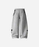 DAXUEN Loose-fitting wide-leg sweatpants with star graphic