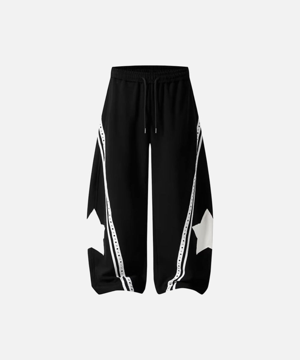 DAXUEN Loose-fitting wide-leg sweatpants with star graphic