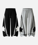 DAXUEN Loose-fitting wide-leg sweatpants with star graphic