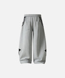 DAXUEN Loose-fitting wide-leg sweatpants with star graphic