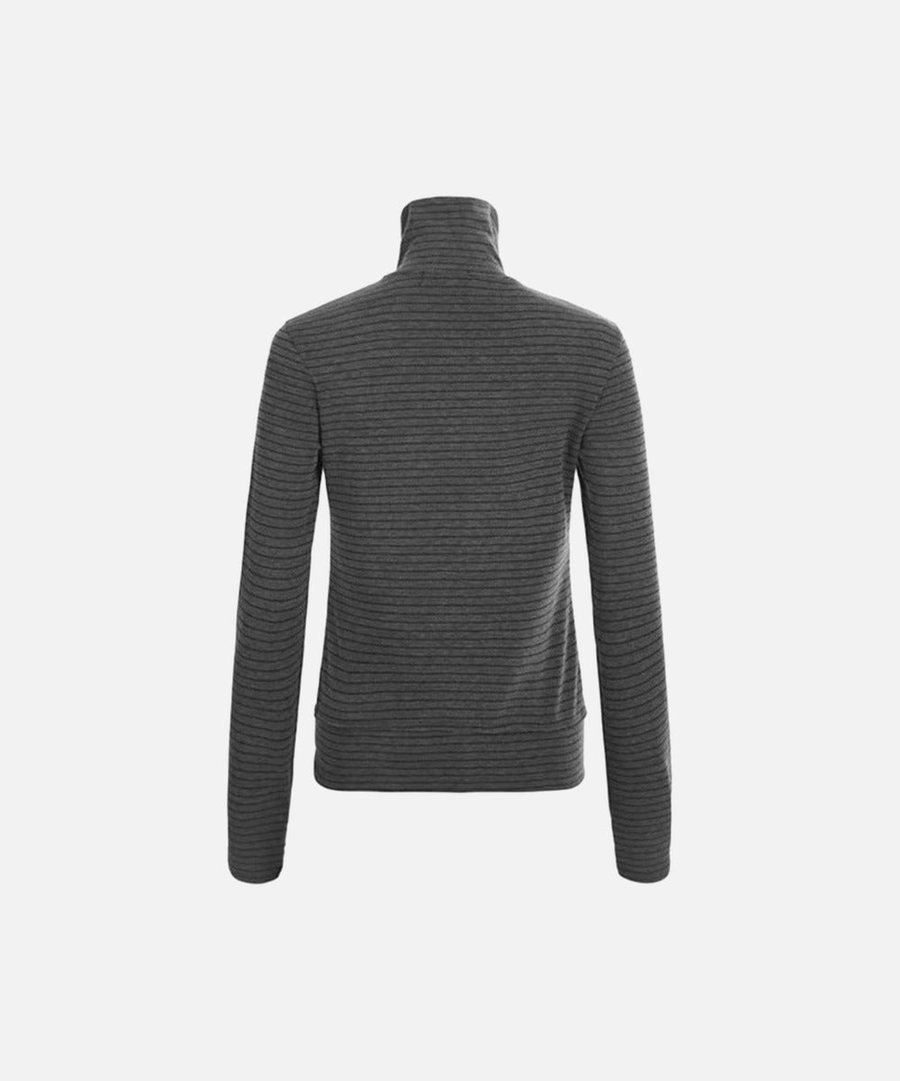 DAXUEN Fitted long-sleeved turtleneck top with star graphic