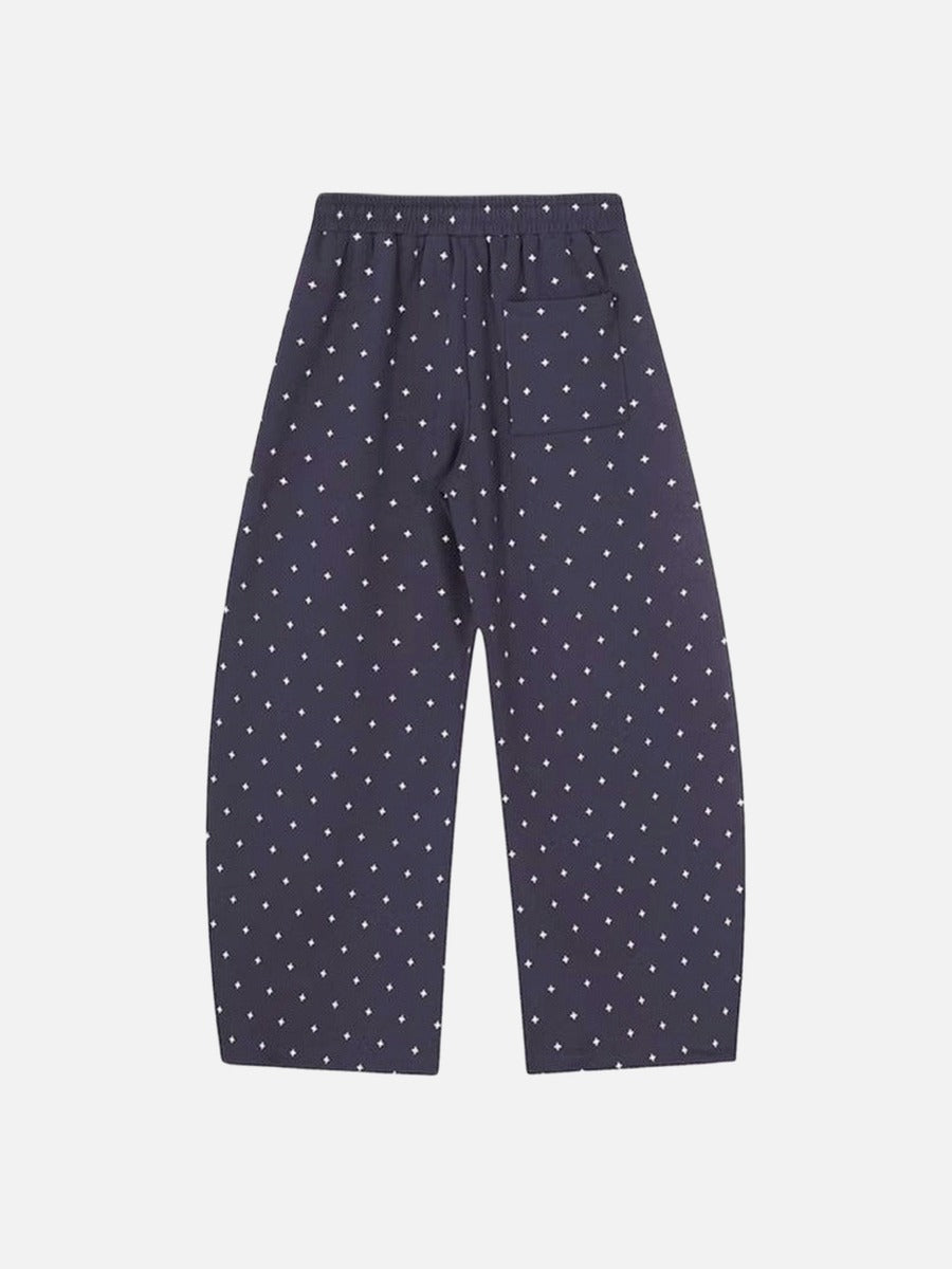 DAXUEN Wide-leg sweatpants with star print